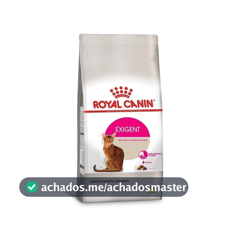 Ração Seca Exigent para Gatos Adultos com Paladar Exigente 1,5Kg Royal Canin