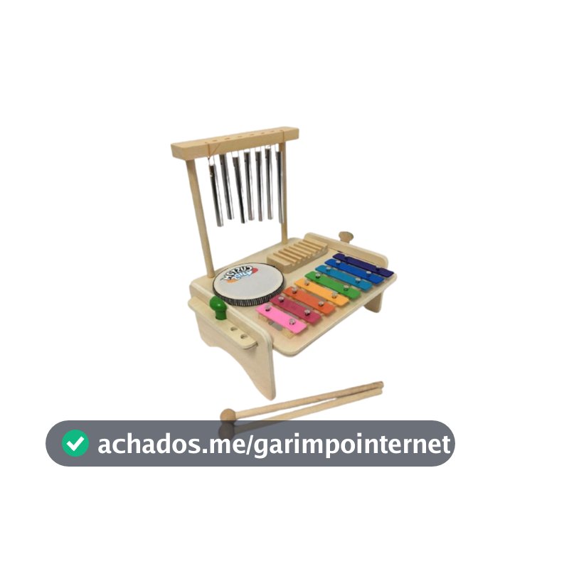 Brinquedo Banda Musical Pedagógico Custom Kids Educativo Montessori Creche Escola
