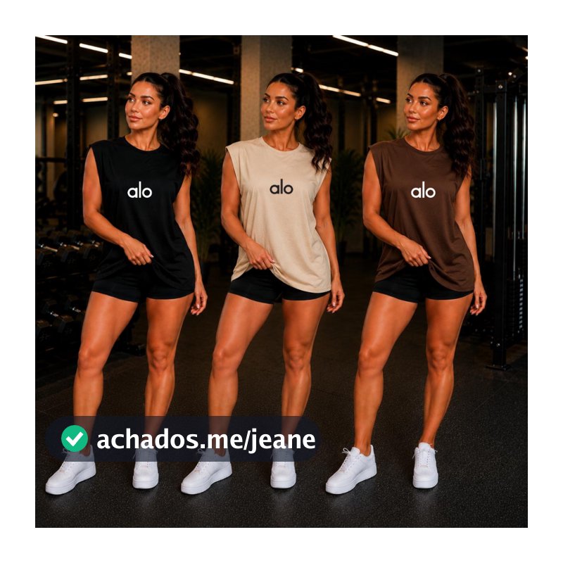 Kit Regata Estampada Feminina Treino Academia Regata Larguinha 100% Algodão Envio Imediato
