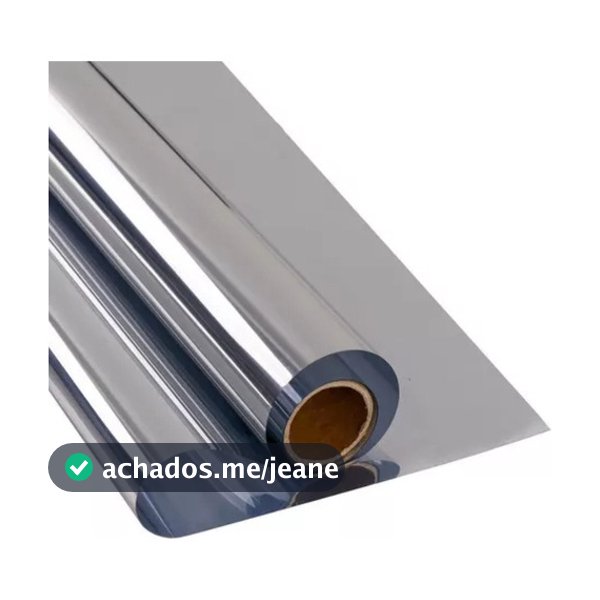 Insulfilm Espelhado Prata 0,75x2,0m Residencial E Automotivo