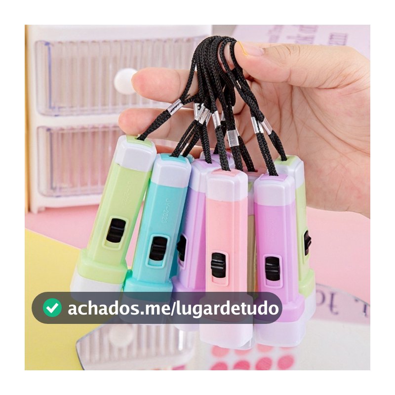 24 Mini LED Lanterna Colorida Candy Chaveiro para Lembrancinha brindes de Festa