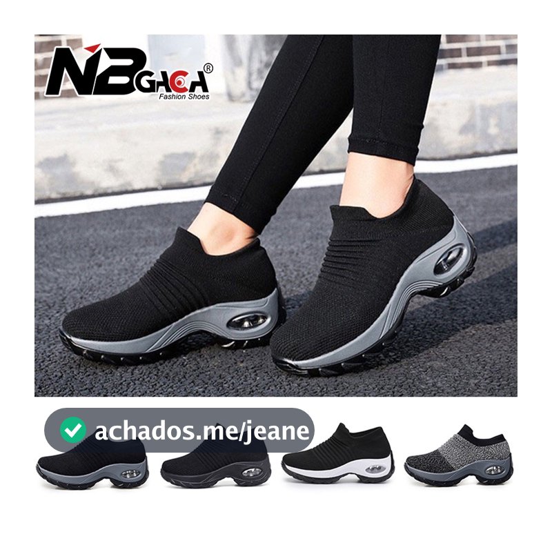 Sapatos Esportivos Casuais Femininos Para O Exterior Tênis De Tamanho Grande Sem Slip On Loafers Confortáveis