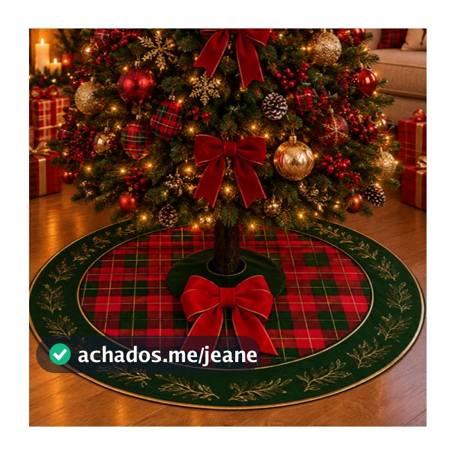 Saia Para Árvore De Natal Capa Para Base Decoração Natalina