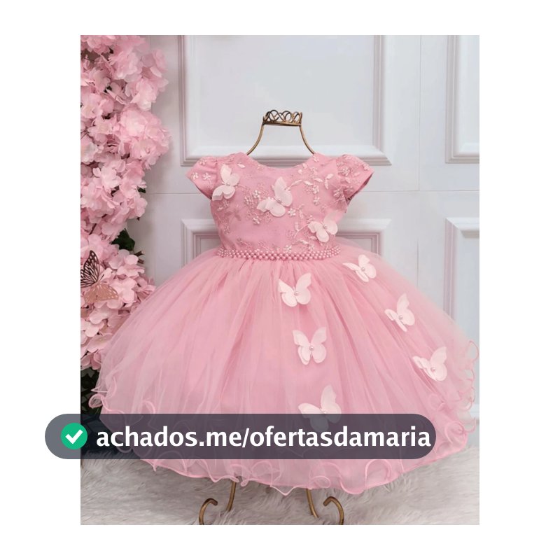 Vestido de princesa de festa para meninas com decalques borboleta luxo-multicolorido-1.2.3.4