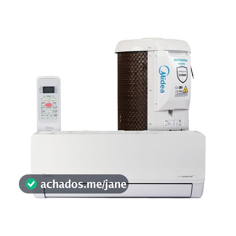 Ar-Condicionado Split 9000 BTUs Inverter Lite Conectado Frio Midea