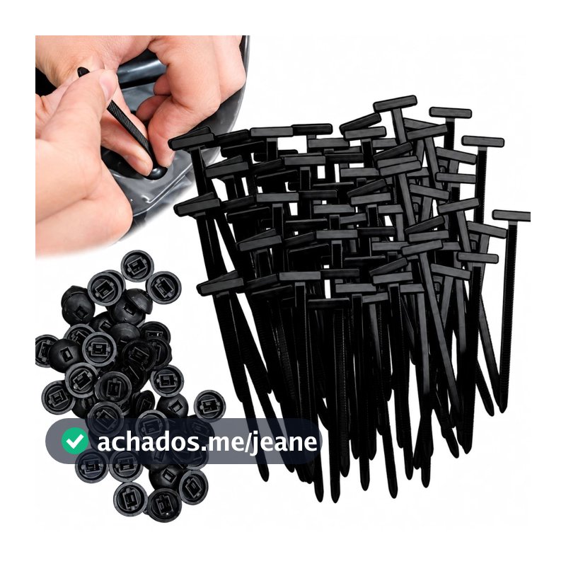 Kit 150/100/50/10 Abraçadeiras automotiva Universal