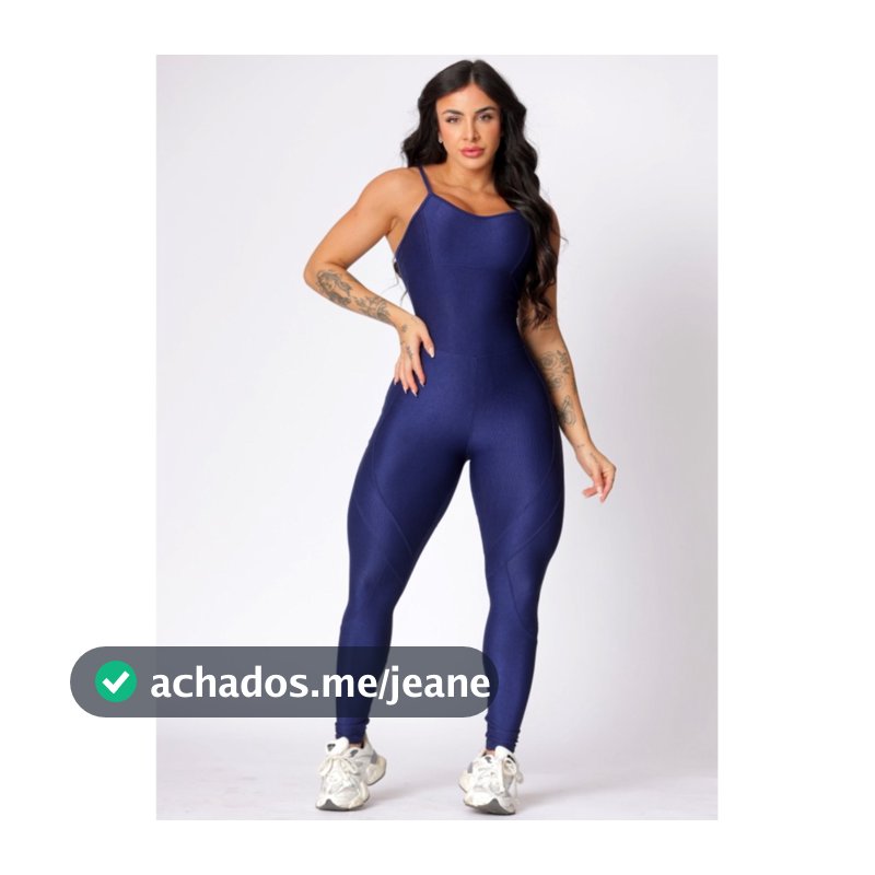 Macacão Fitness Feminino Academia Poliamida Fitness Corrida Canelado Empina BumBum UV+50