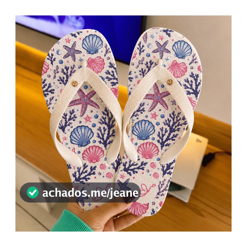 Chinelo Florêcy Feminino Recife Rosa Modelo Confortável do 33 ao 40