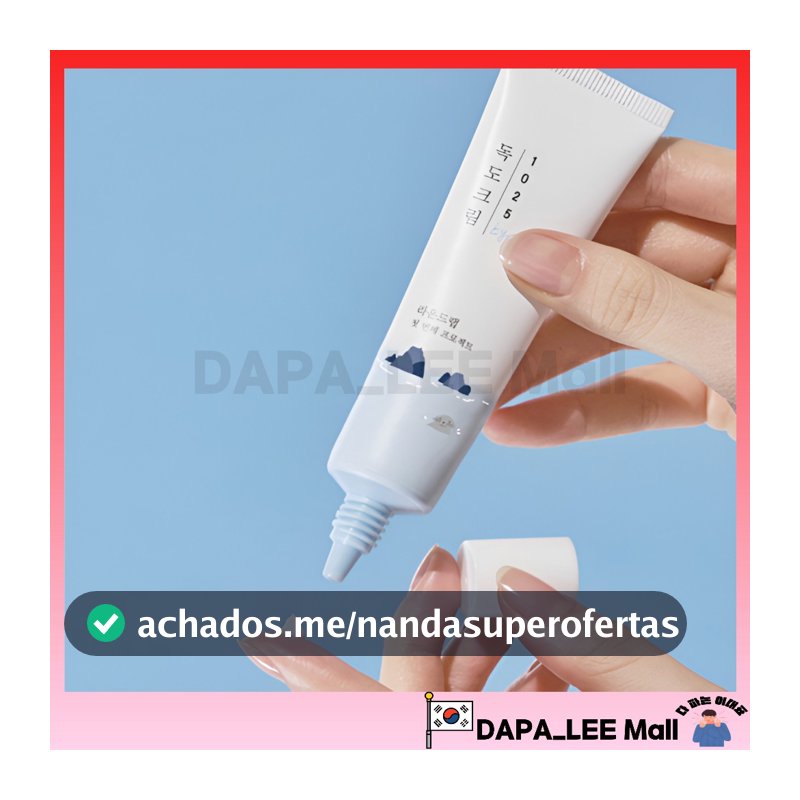Round Lab 1025 Dokdo Creme De Olhos 30ml | Cuidado Ocular Hidratante E Iluminador/Antirrugas/Adequado Para A Pele Sensível Autêntico
