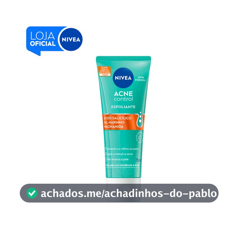 NIVEA Esfoliante Facial Acne Control 75ml