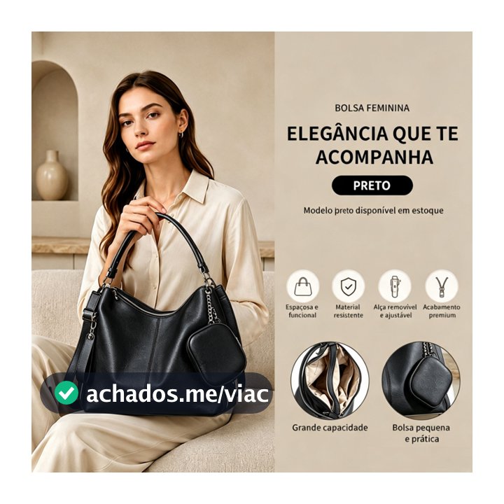 TOMI MITO Bolsa Mochila Grande De Ombro e Transversal Feminina De Couro PU B303