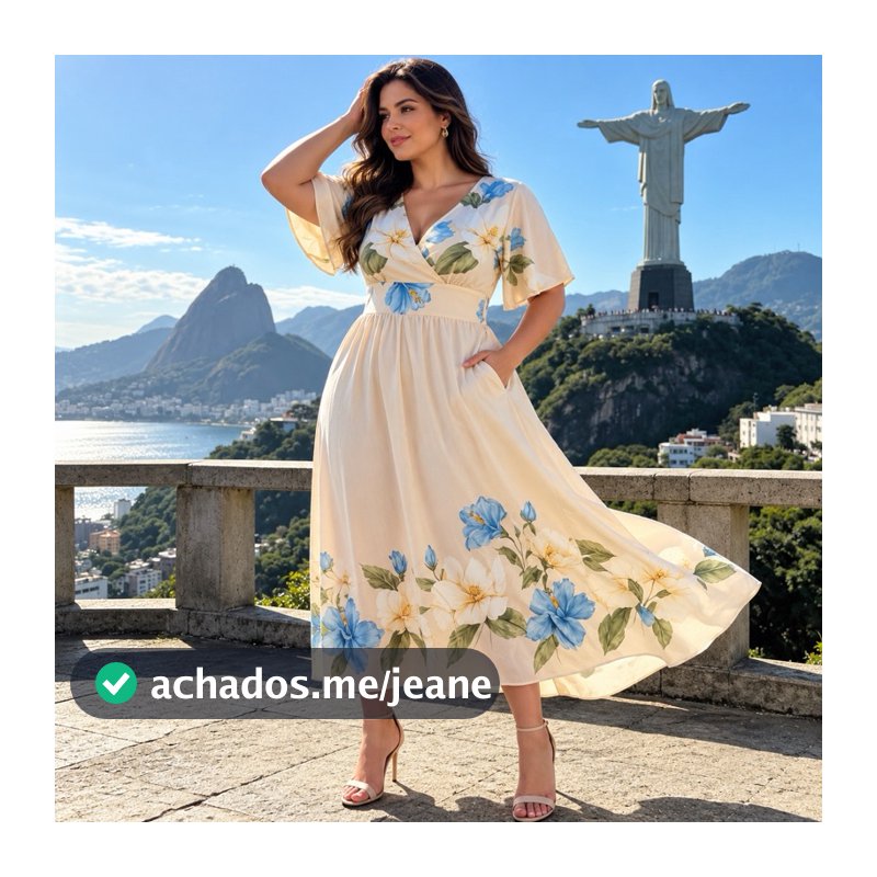 Vestido Feminino Longo Estiloso Estampado Manga Flare Viscolinho Premium Verão 2026 Elegante Luxo
