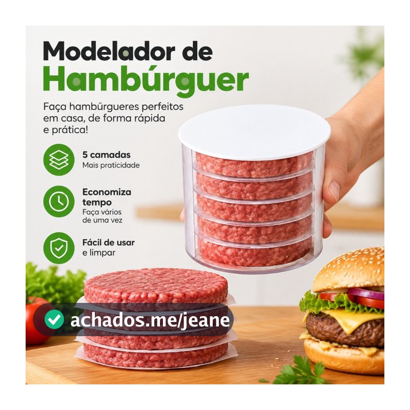 [BANY] Fabricante De Hambúrguer Multicamadas Não Sti Sem BPA Com Recipiente De Armazenamento Molde De Prensa De Carne De