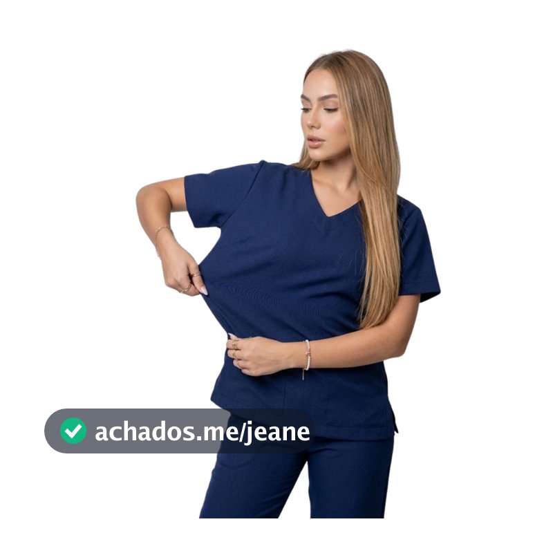 Pijama Scrub Tech Cirúrgico Hospitalar Scrub Feminino Acinturado Premium com Elastano