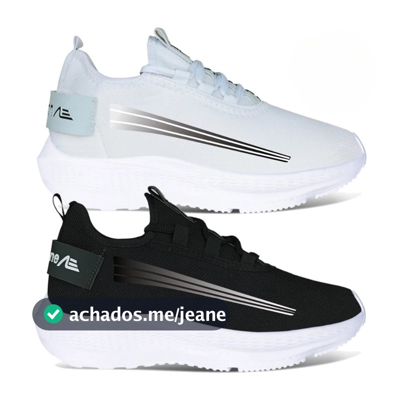 Kit 2 pares Tênis Masculino Leve Confortável Academia
