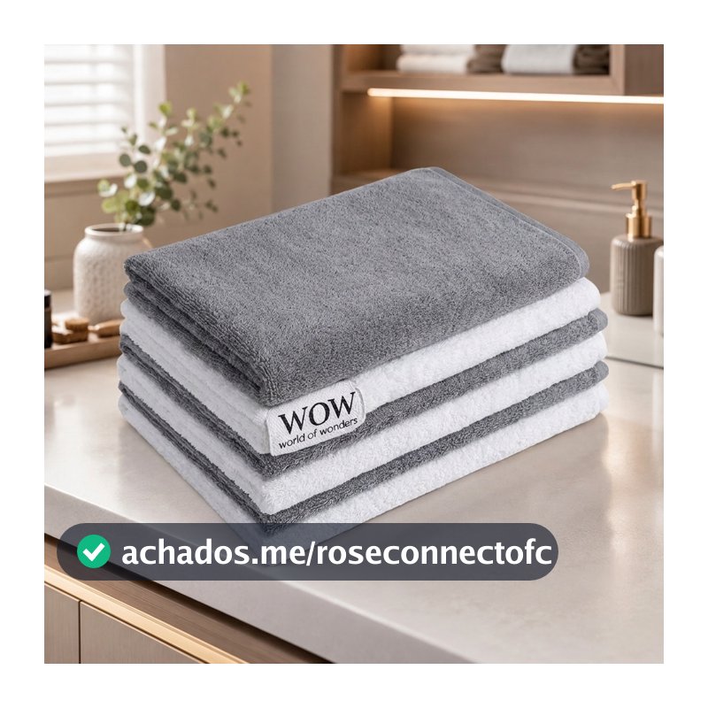 Kit 4 Super Panos De Chão Grandes Em Microfibra Panão 80x50