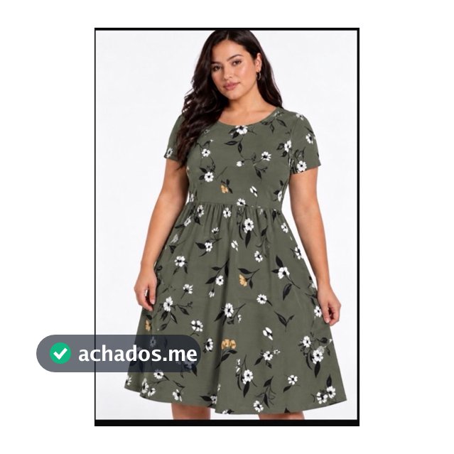 vestido tecido suplex  rodado manga ju G GG G1 G2 44/46/48/50/52/54