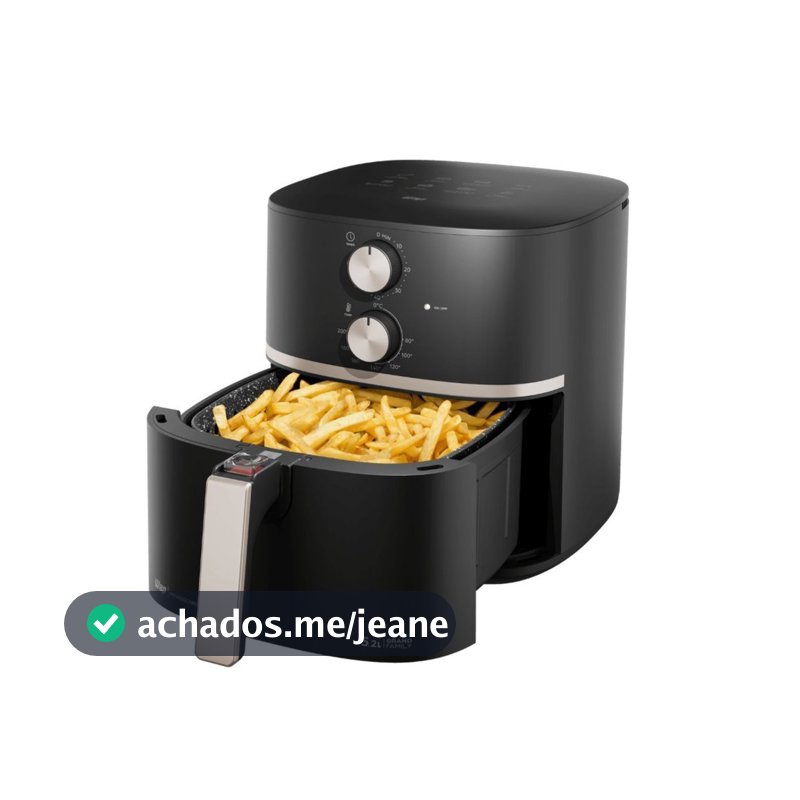 Fritadeira Elétrica WAP Air Fryer Grand Family 5,2L 220V completa cozinha