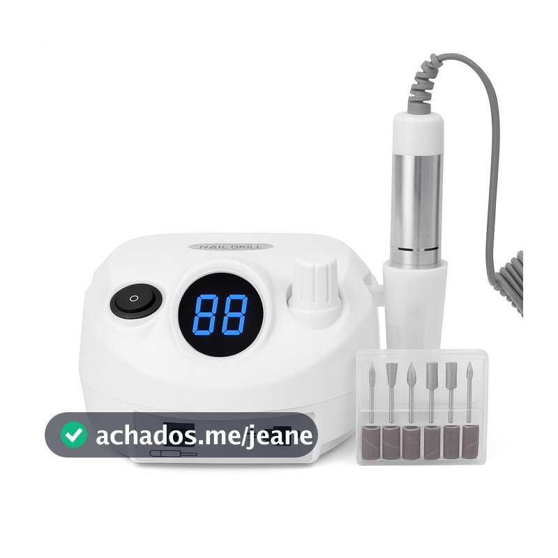 Lixadeira de Unha Motor Porquinho 50.000RPM Nail Drill Modelo Atualizado DMJ-202