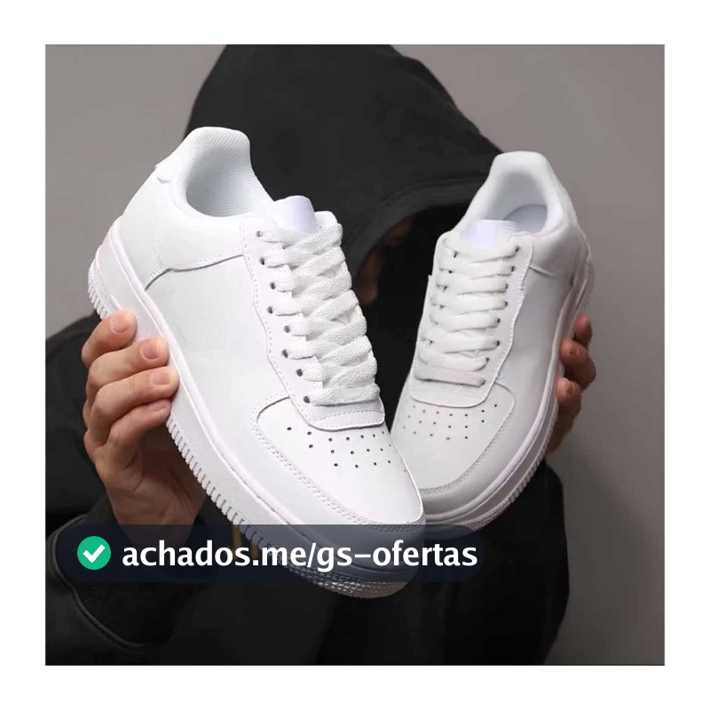 Tenis Masculino Feminino Casual Branco 34 Ao 43 Macio Confortável Lançamento Envio Rápido