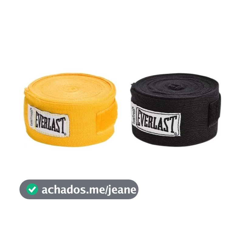 C2Pcs 1 Par Everlast 3M 5M Boxe Esportes Algodão Protetor Mão Envoltórios Cinta Bandagem
