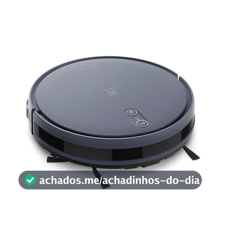 Robô Aspirador Electrolux 4 em 1 Wi-Fi Experience até 2h Azul (ERB44)