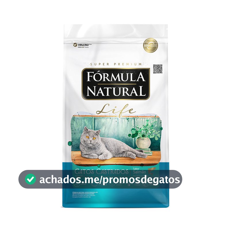 Ração Fórmula Natural Gatos Salmão 15kg