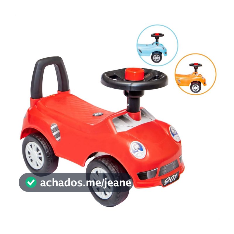 Triciclo Motoca Menino Menina Andador Infantil sem Pedal