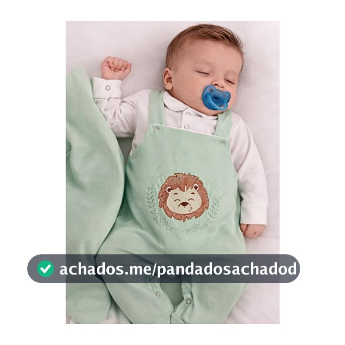 Saída Maternidade Menino Jardineira Savana 05 Peças Roupa de Bebê Menino