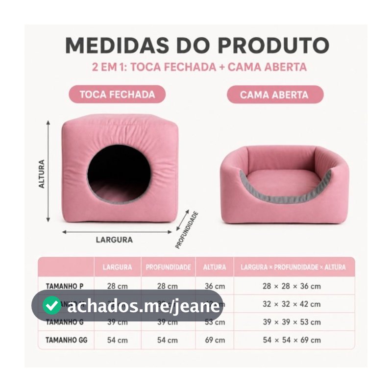 Casinha cama toca Iglu 3 Em 1  Cão E Gato,Tamanhos P, M, G e GG, com almofada removível fundo impermeável