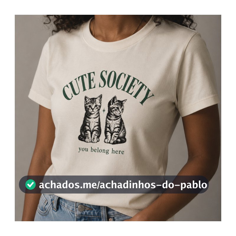 Camiseta CUTE SOCIETY