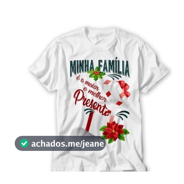 Camisa Especial De Natal Em Família Estampa Brinde Ao Natal Top