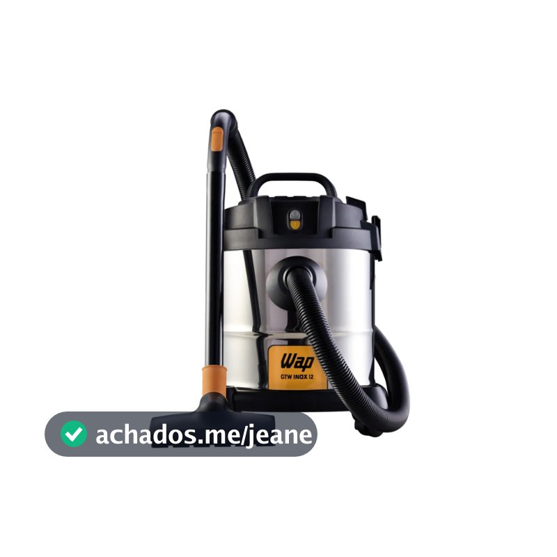 Aspirador de Pó e Água GTW Inox 12 1400W com Bocal de Sopro WAP