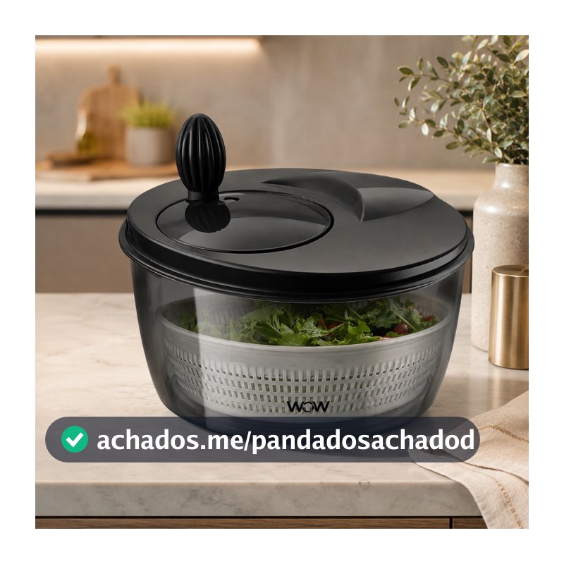 Centrífuga De Salada Secador Verduras  Manual 4l