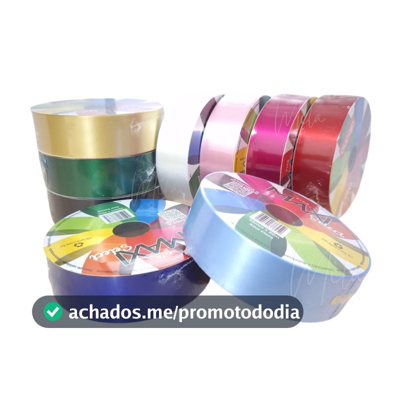 Fita Plástica Lisa Albano 32mm x 50m Select para laços e decorações