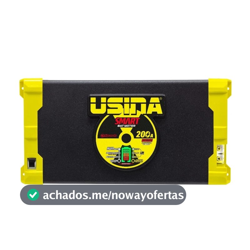 Fonte Carregador Automotivo Usina 200a Smart Bat Meter Monovolt 220v