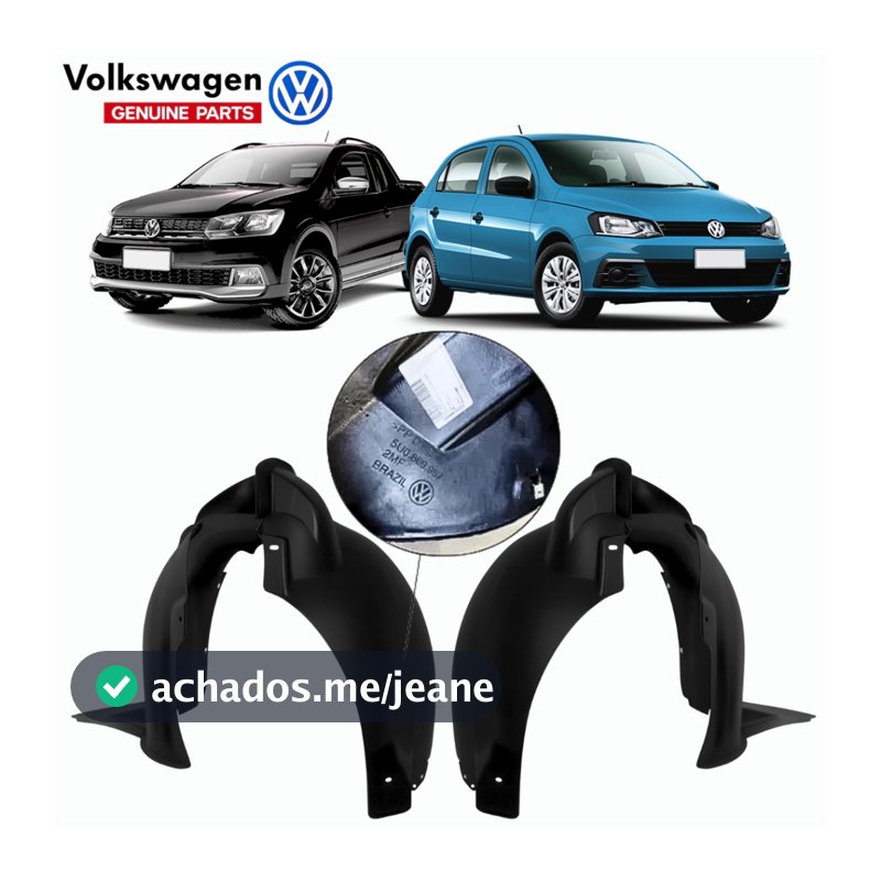Par Parabarro Dianteiro Original VW Gol Voyage Saveiro G5 G6 G7 G8 5U0809958 5U0809957