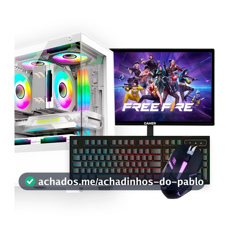 PC Gamer Completo, Intel Core i5, GT 210, 12GB de Ram, SSD 480GB, Monitor 19