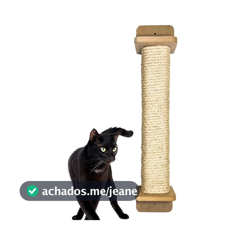 Arranhador de Parede Para Gatos com 65cm SISAL REFORÇADO 8mm Arranhadores para Gatos Grande