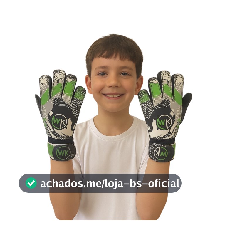 Luva de Goleiro Futebol Campo Society Infatil