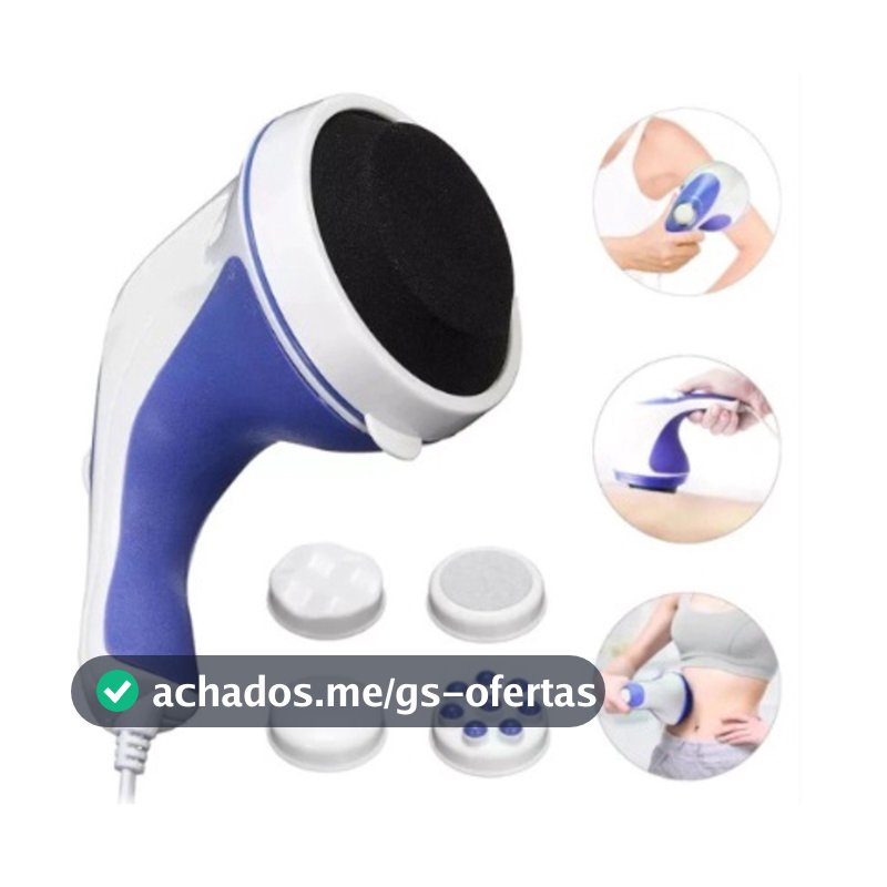 Drenagem Linfática Massageador Orbital Spin Relax Premium. Envio Imediato.