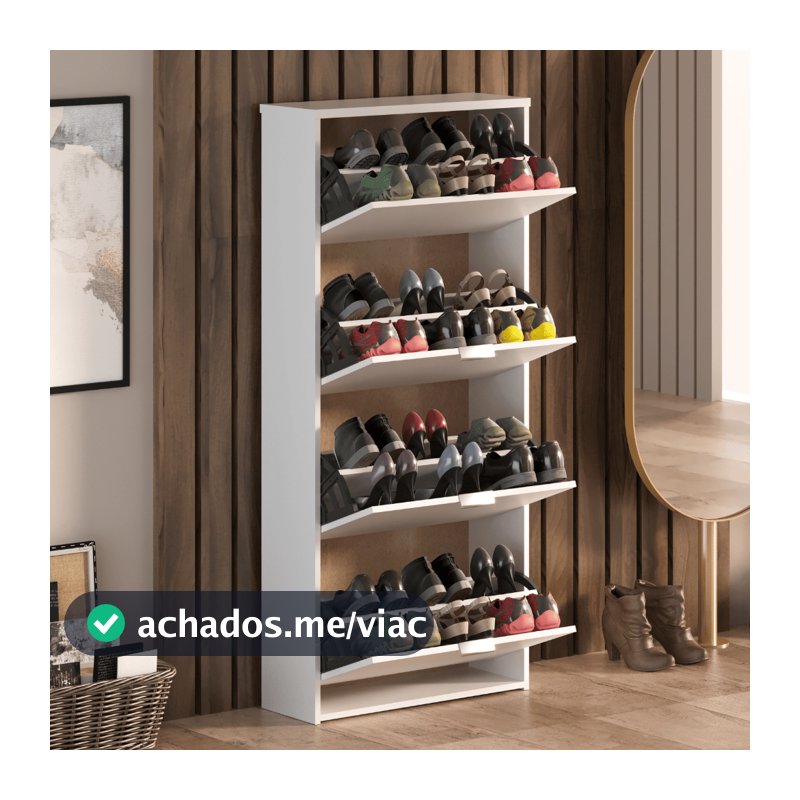 Armário Sapateira Safira 4 Portas