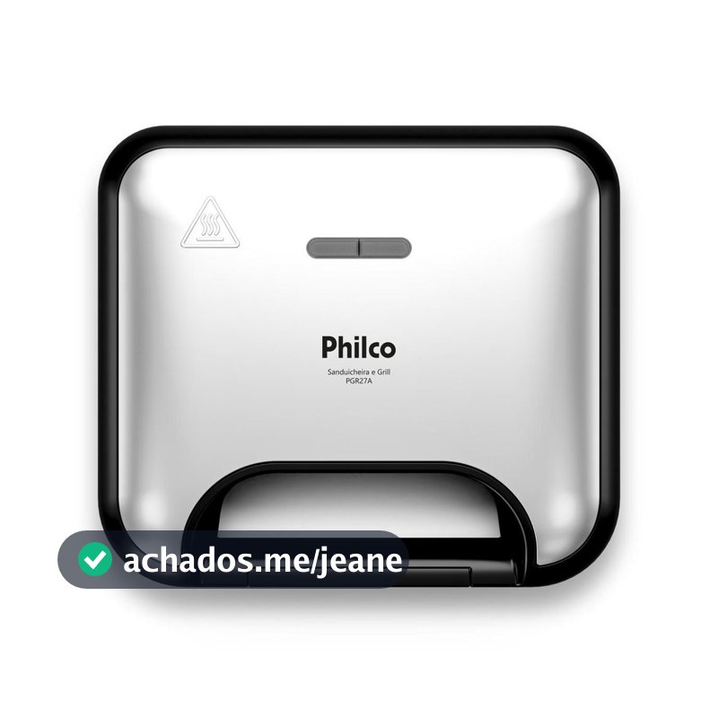 Sanduicheira e Grill Philco Inox 2 em 1 PGR27A 750W