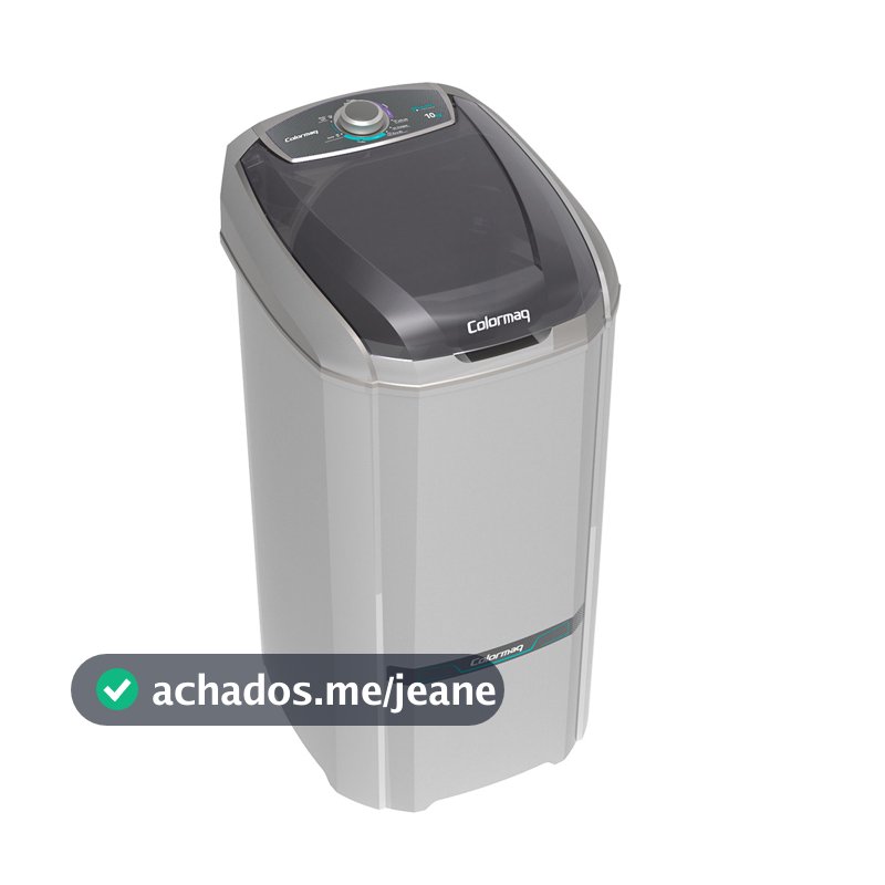 Lavadora de Roupas Colormaq 10Kg Semiautomática LCS10 Prata 110V