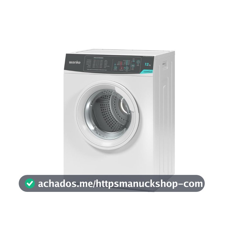 Secadora de Roupa 12kg Wanke Comfort 12 Programas Branco 220V - SWSA120P