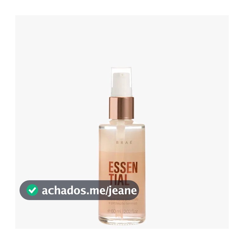 Óleo ESSENTIAL Braé Oil Blend Repair Reparador Capilar 60ml