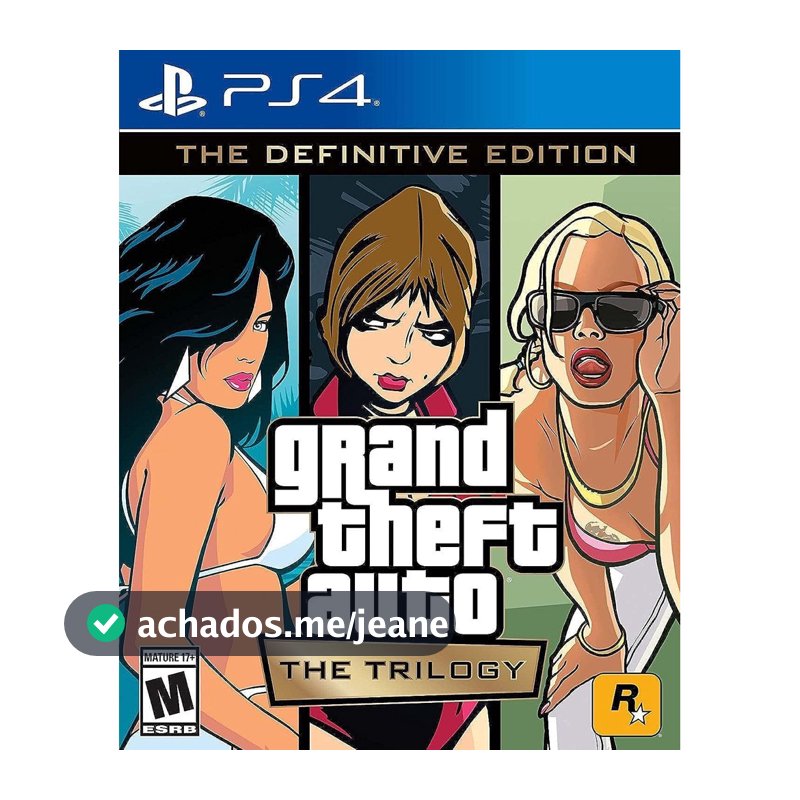 Grand Theft Auto The Trilogy The definitive Edition GTA PS4 Midia Fisica