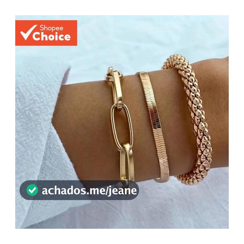 Conjunto De Pulseira De Corrente De Osso De Cobra , Joias De Pulso De Metal Retrô Multicamadas Para Mulheres