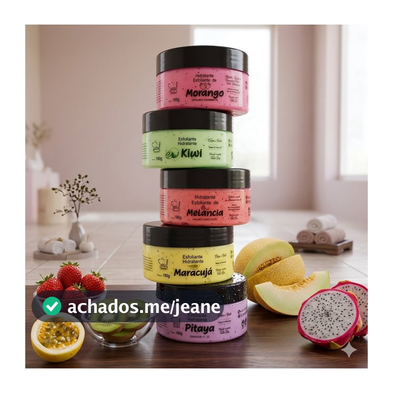 Esfoliantes Hidratantes da Soul Cosméticos