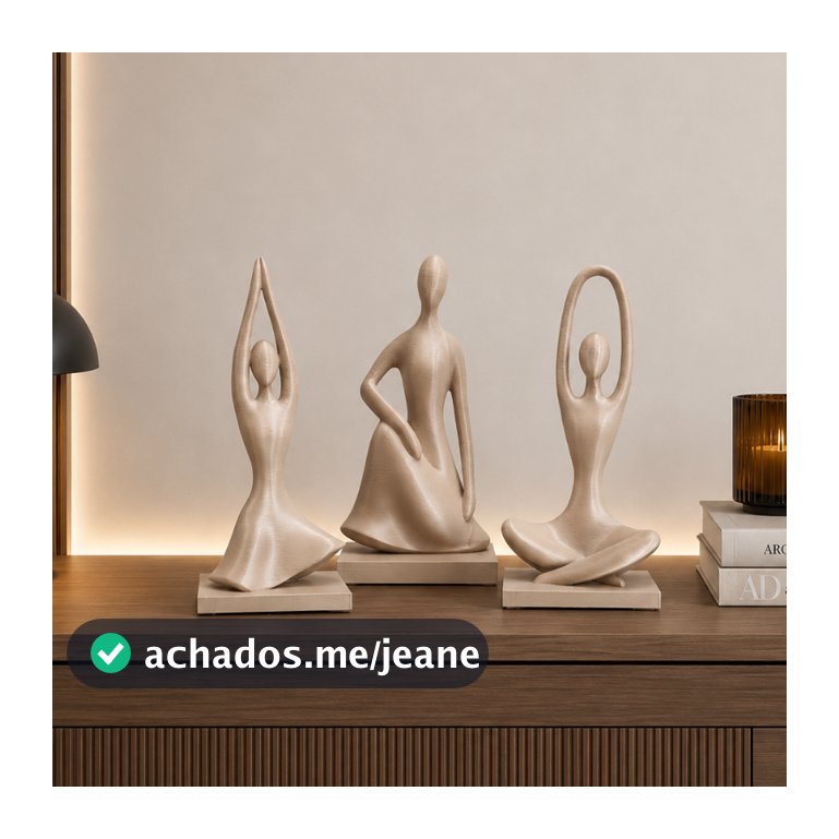 Esculturas Abstratas Modernas - Harmony Pose Trio - Decoração Sala